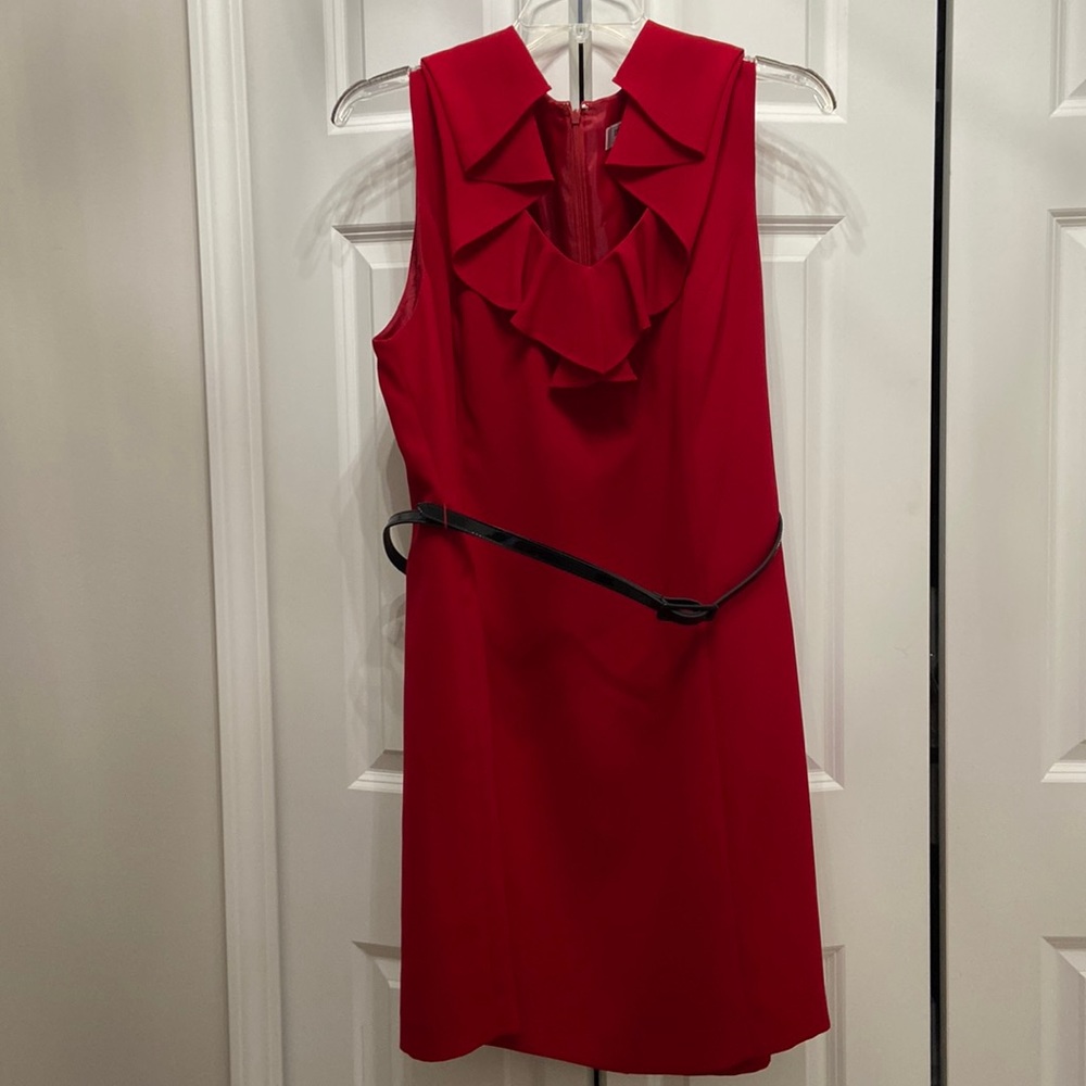Jones studio women’s red sleeveless dress